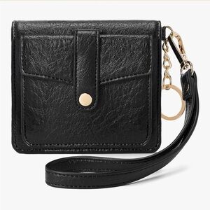 Vegan Leather RFID Wristlet Wallet